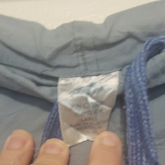 Unisex Medline reversible drawstring scrubs Gray/blue Large - Picture 6 of 9